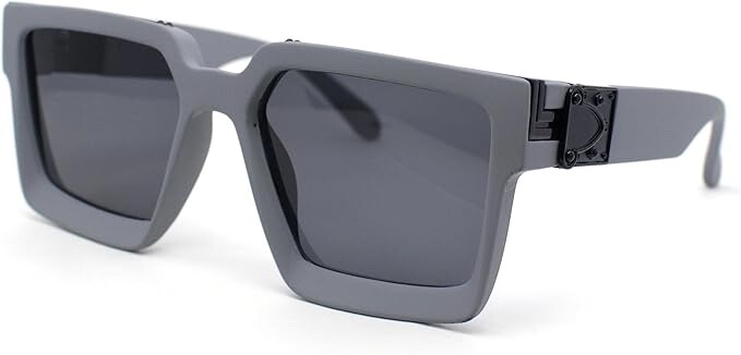 Oversized Thick Frame Hip Hop Sunglasses Retro Men’s Women Outdoor UV400 Glasses