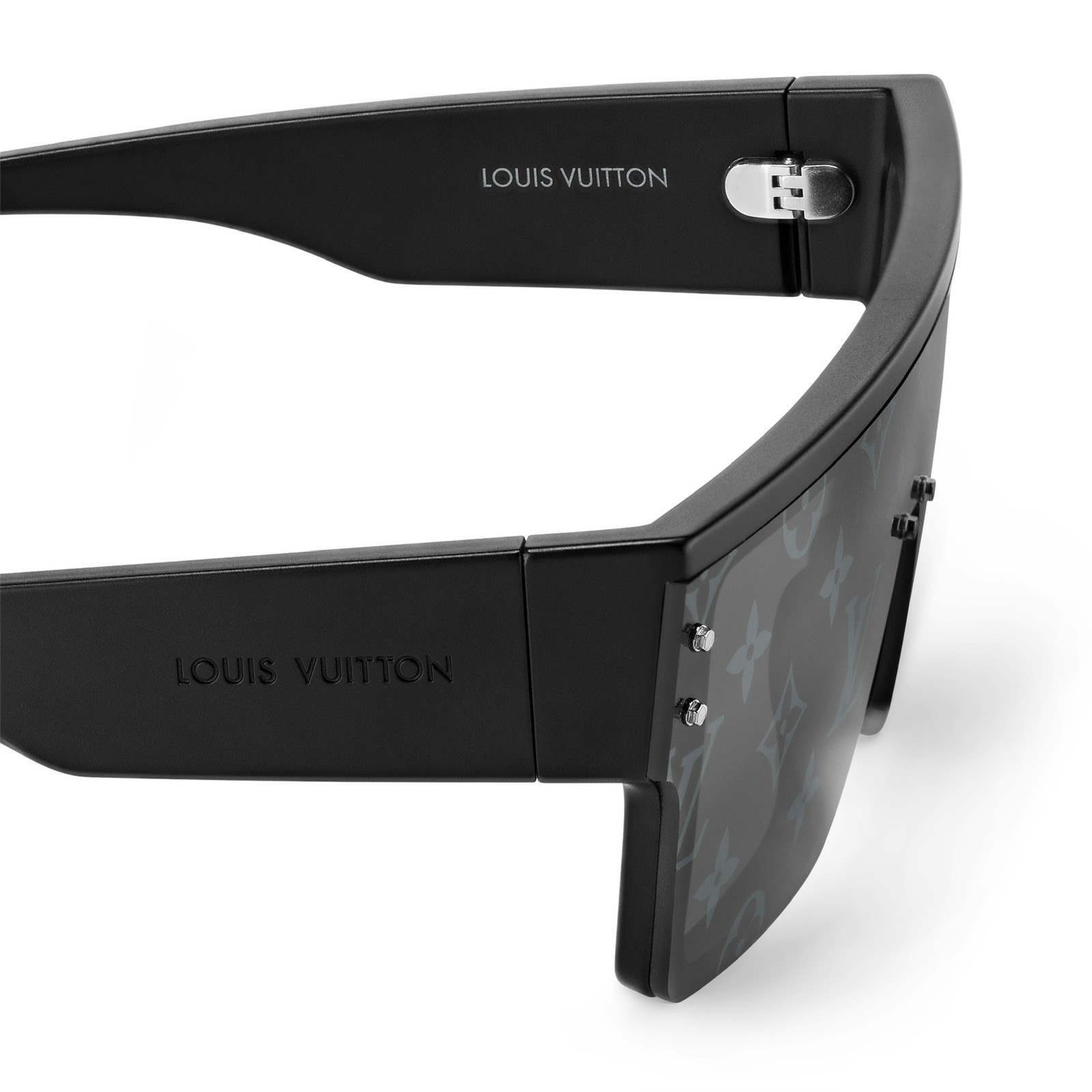 Louis Vuitton Monogram Waimea Black Sunglasses Z1583E Unisex