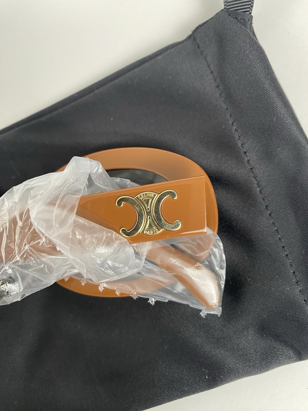 CELINE Triomphe CL40194U Oval Sunglasses Brown Italy w/Full Set Logo