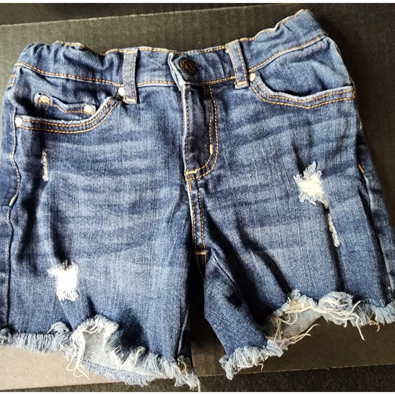 Jordache Girls Destructed 90’s Midi Short Size 7 RSC
