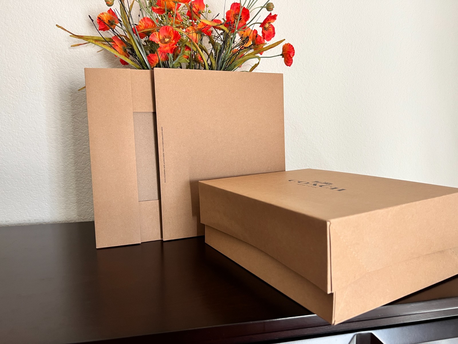 Two Coach Gift boxes Size (12″x10″x4.5″)