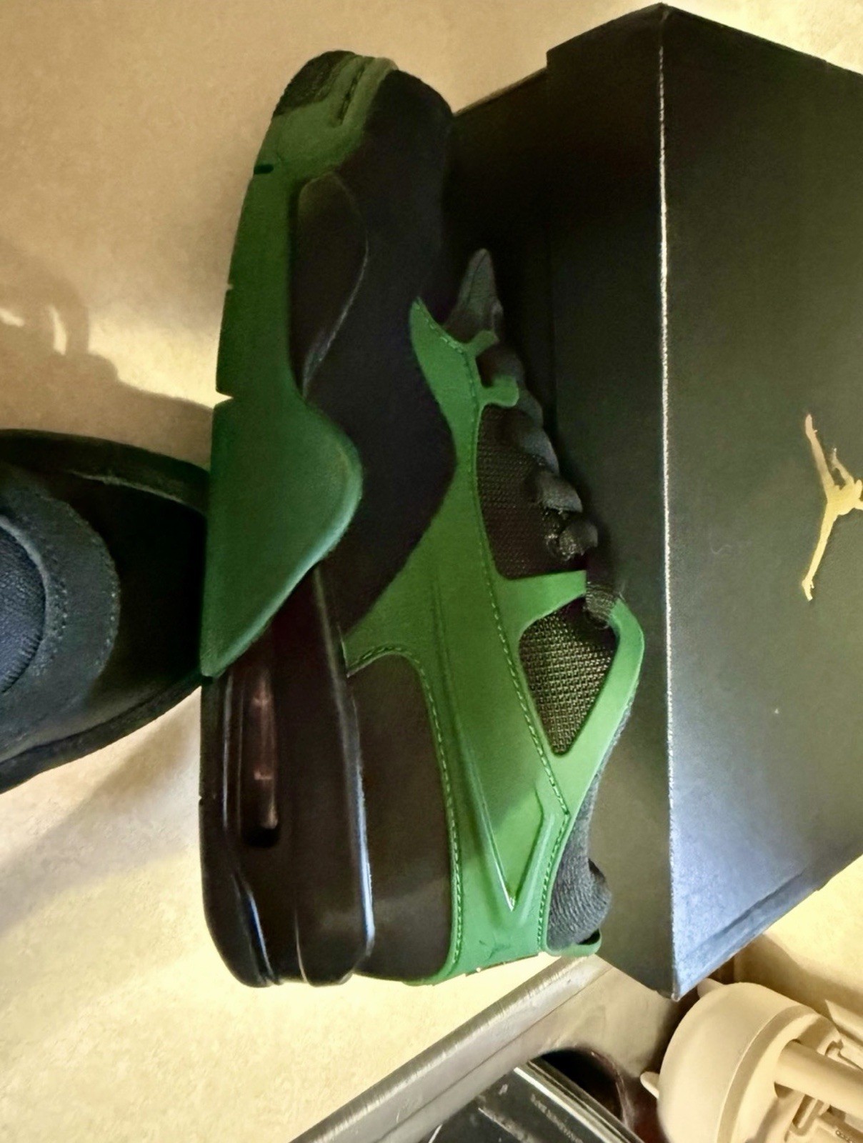 Size 5.5 – Air Jordan 4 RM Black Gorge Green