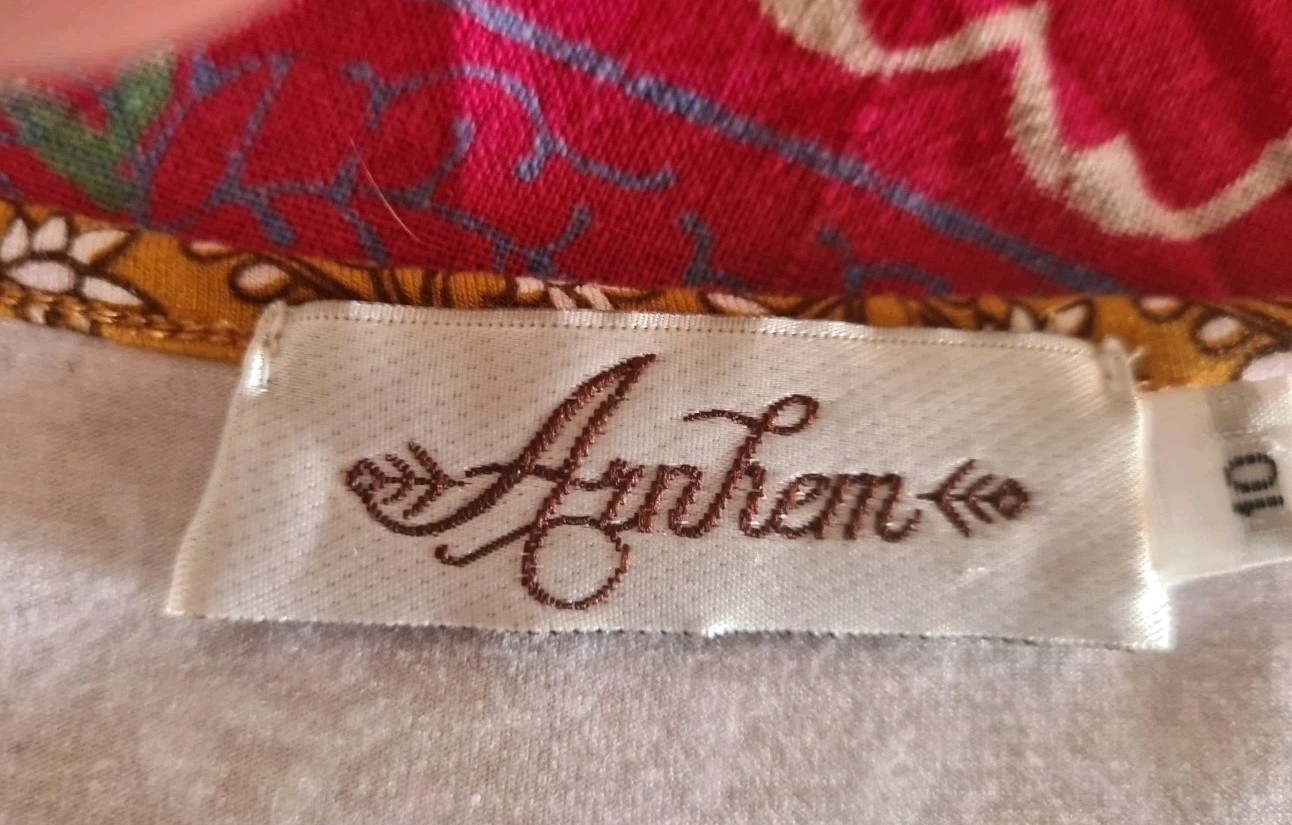 Arnhem Soi Gypsy Brown Pink White Bohemian Hippie Wrap Around Top 10 👇check