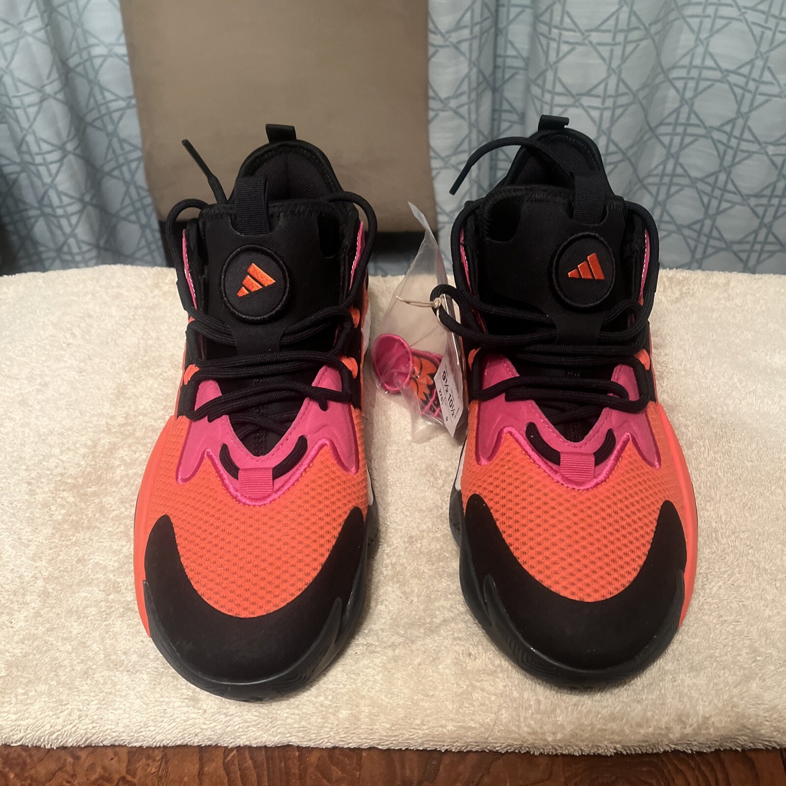 Adidas BYW Select Black Impact Orange Team Real Magenta Basketball IG4936 Sz 9.5
