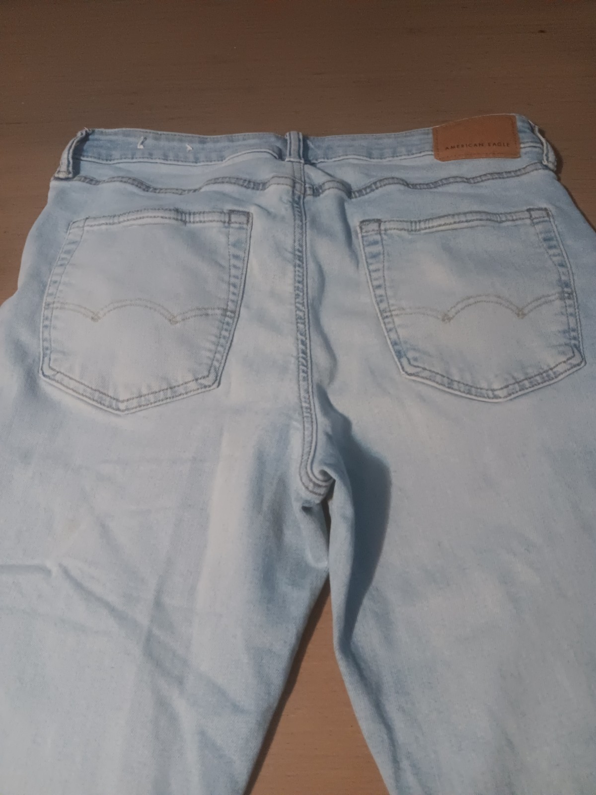 American Eagle AirFlex+ Jeans Men’s 32×30 Light Wash Stretch Slim Fit Denim