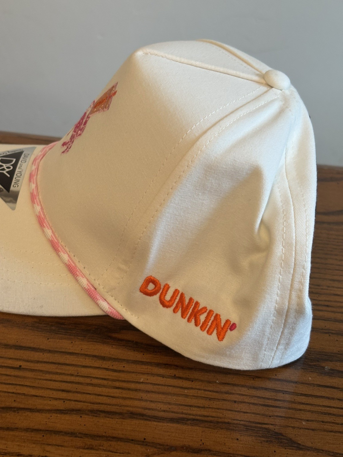New~Dunkin Cape Cod Baseball Hat Cap with pink crab Summer