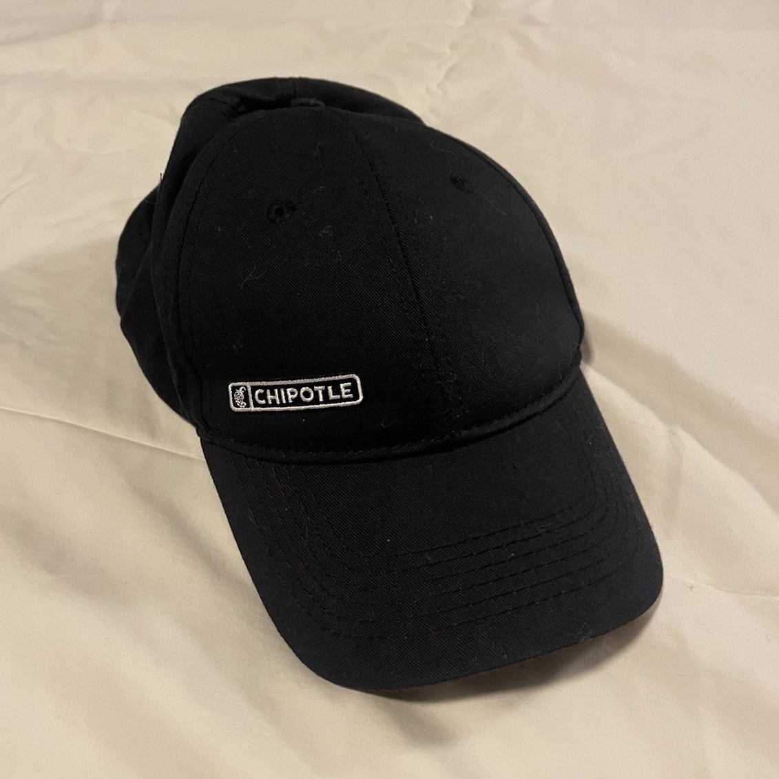 Loomstate Chipotle Black Solid Baseball Cap Hat Unisex Adults One Size Fits Most