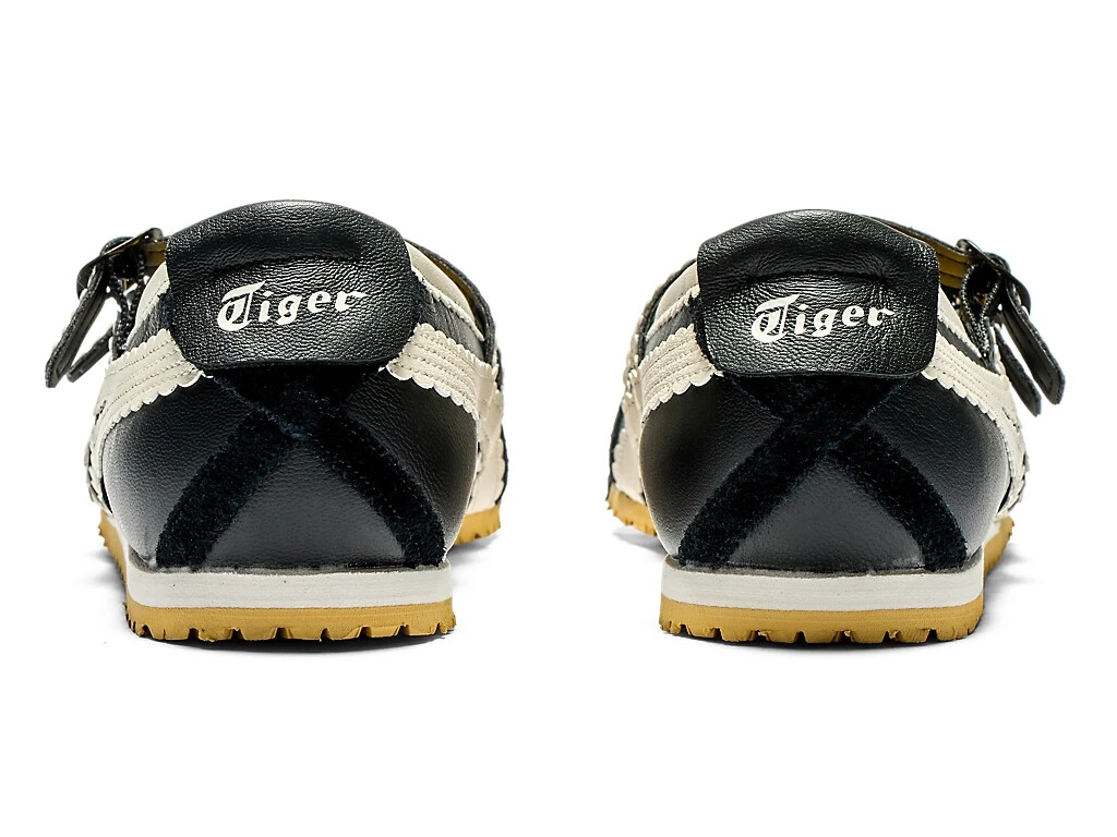 Onitsuka Tiger Mexico 66 TGRS Black White Mary Jane Shoes New w/ Box