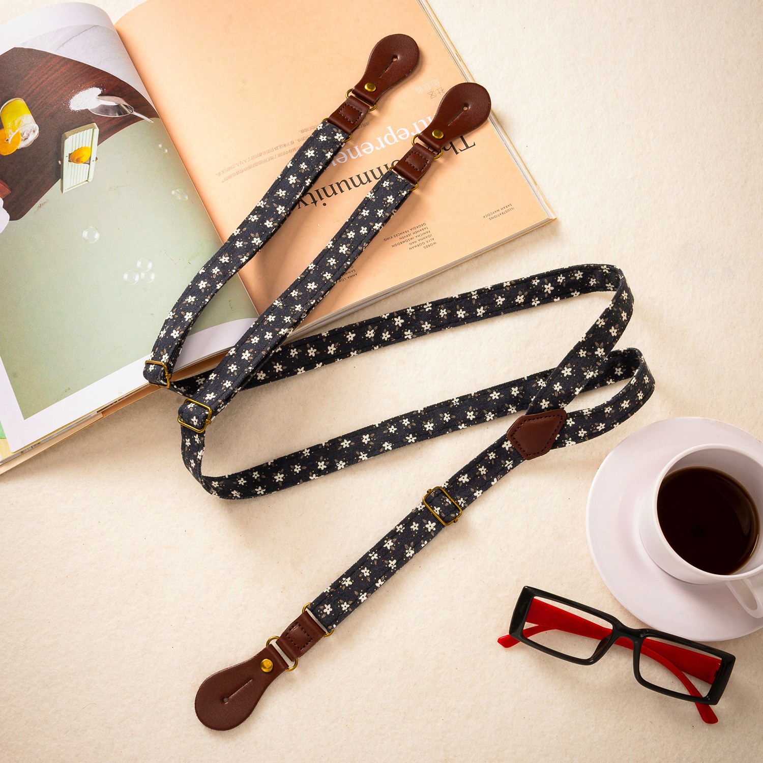 20mm Vintage Suspender Button-Up Trousers Suspender Best Man Dinner Suit Dress
