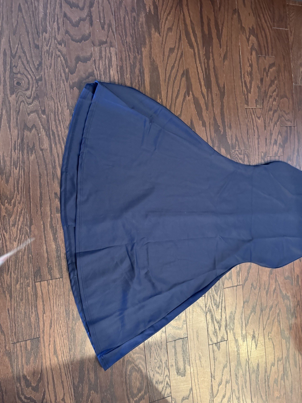 NEW No brand form fitting dress, blue Size Small SEE MEASUREMENTS