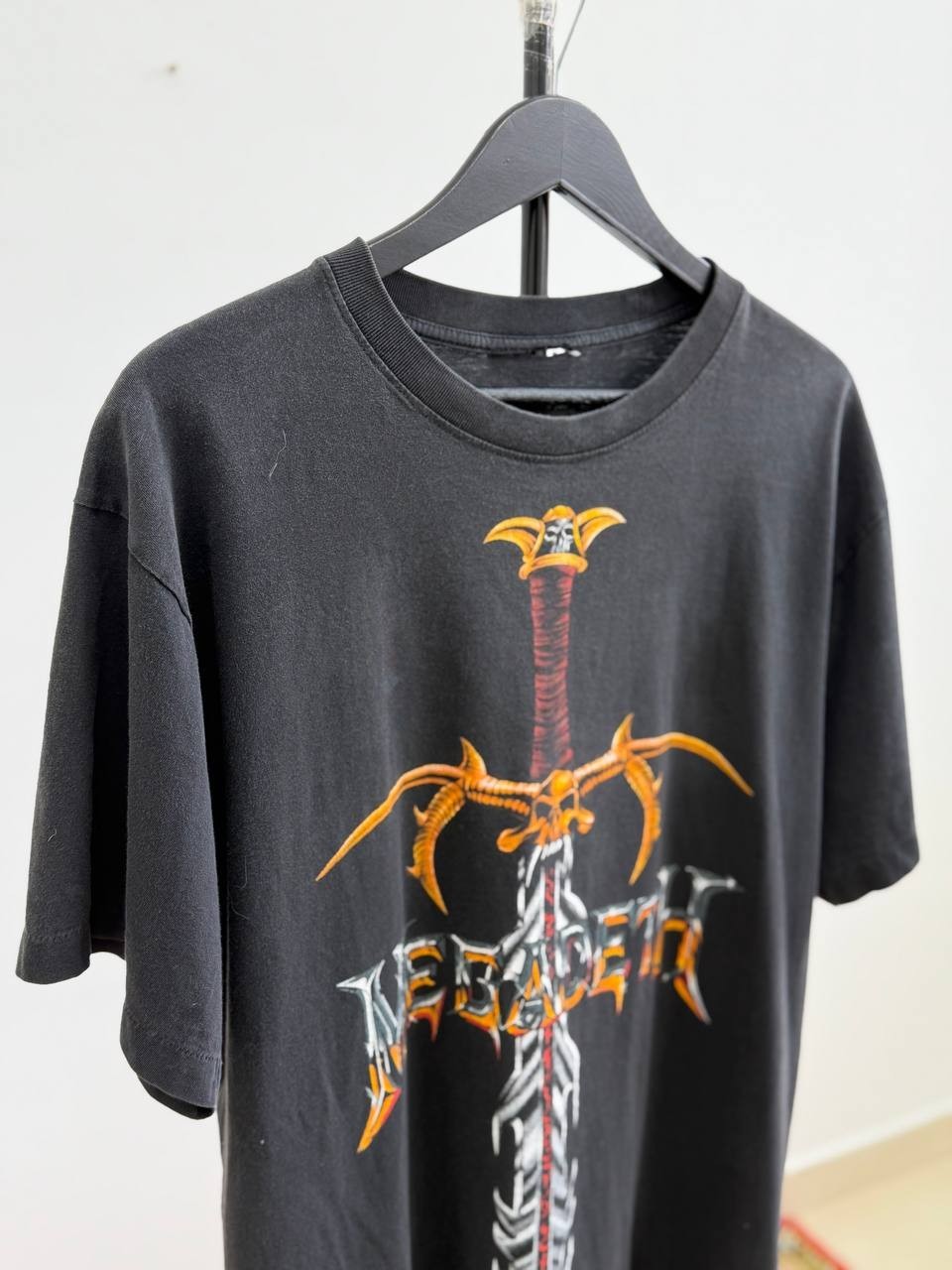 Vintage 90s MEGADETH 1997 mega tess band t-shirt traviss scott Style
