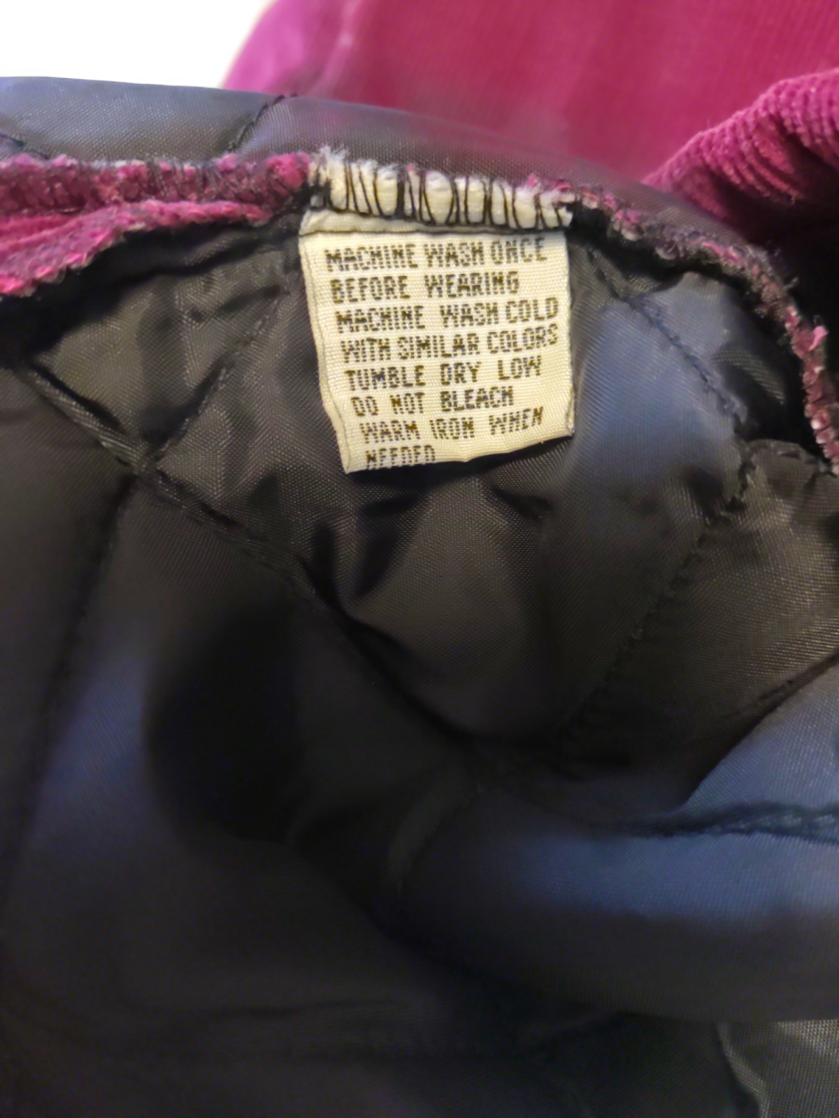 Timber Trail Men Brick Red Corderoy Insulated Shirt Jacket Size M