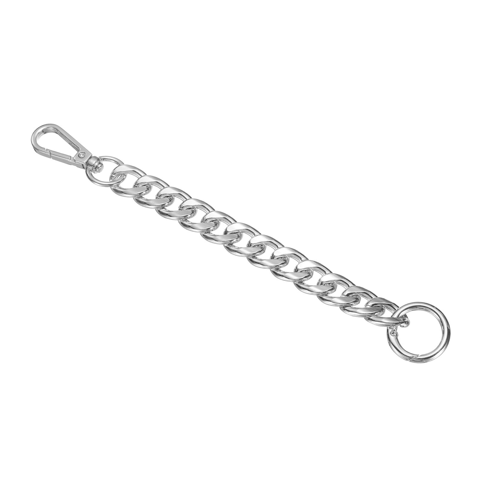Purse Strap Extender 8.7-Inch Bag Extender Chain Silver 0.6 Width