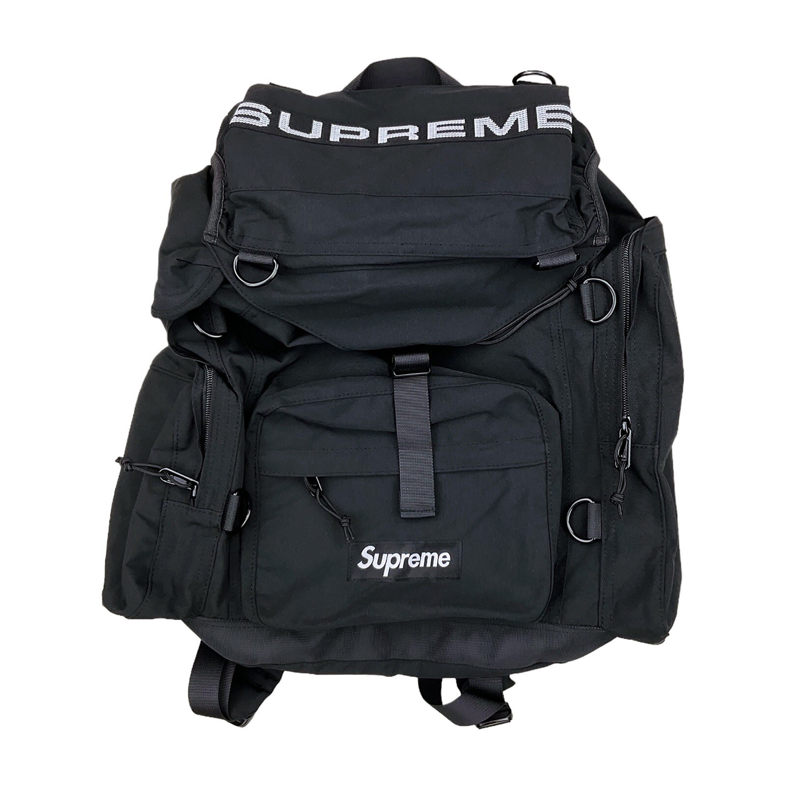 Supreme SS23 Military Field Box Backpack Black
