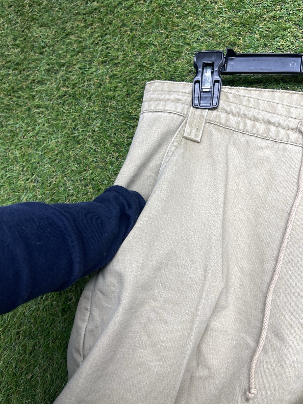 Vintage Levis Silvertab Pants Mens Medium 32×32 Khakis Cargo Cinch Baggy Loose