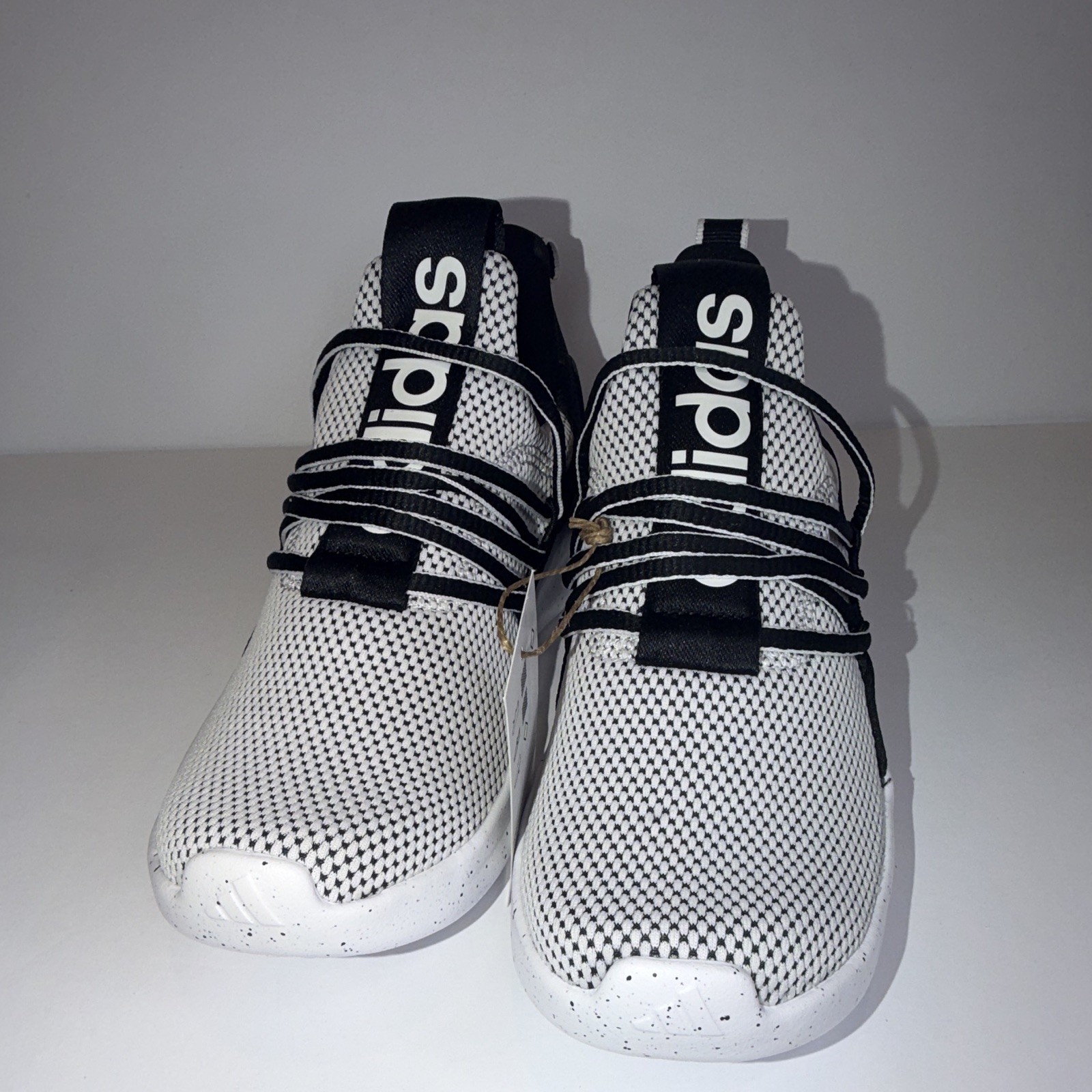 adidas Lite Racer Adapt 7.0 Low Top Slip-On Black/White Kids 3 IE6384