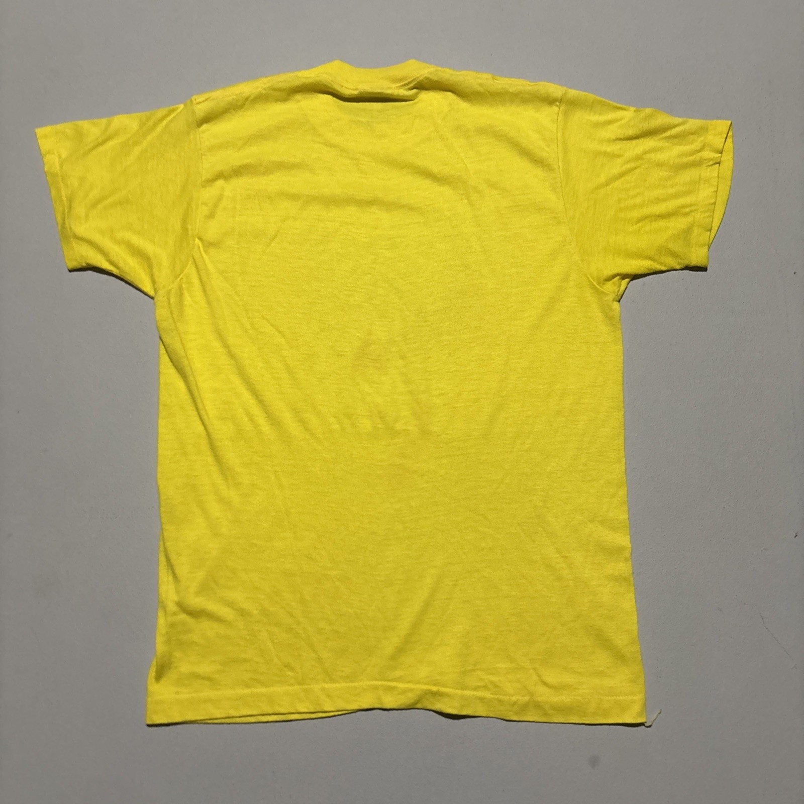Vintage 80s Minnesota Carp Graphic T-Shirt Fish XL Screen Stars Yellow