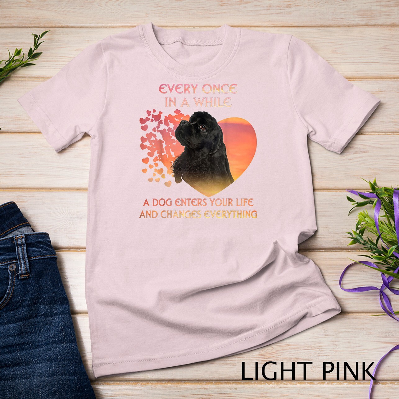 Every Once In A While American Cocker Spaniel T-Shirt Unisex T-shirt
