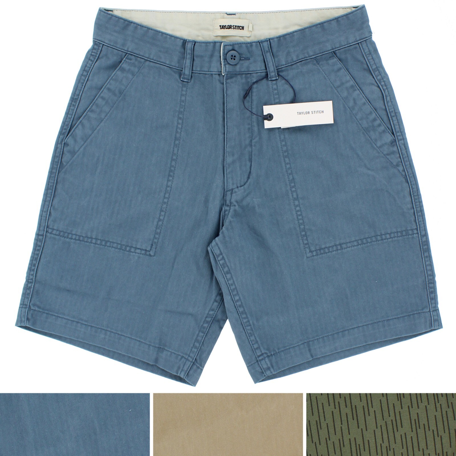 Taylor Stitch Shorts, Men’s The Trail Short, Organic Cotton, 8 Inch Inseam