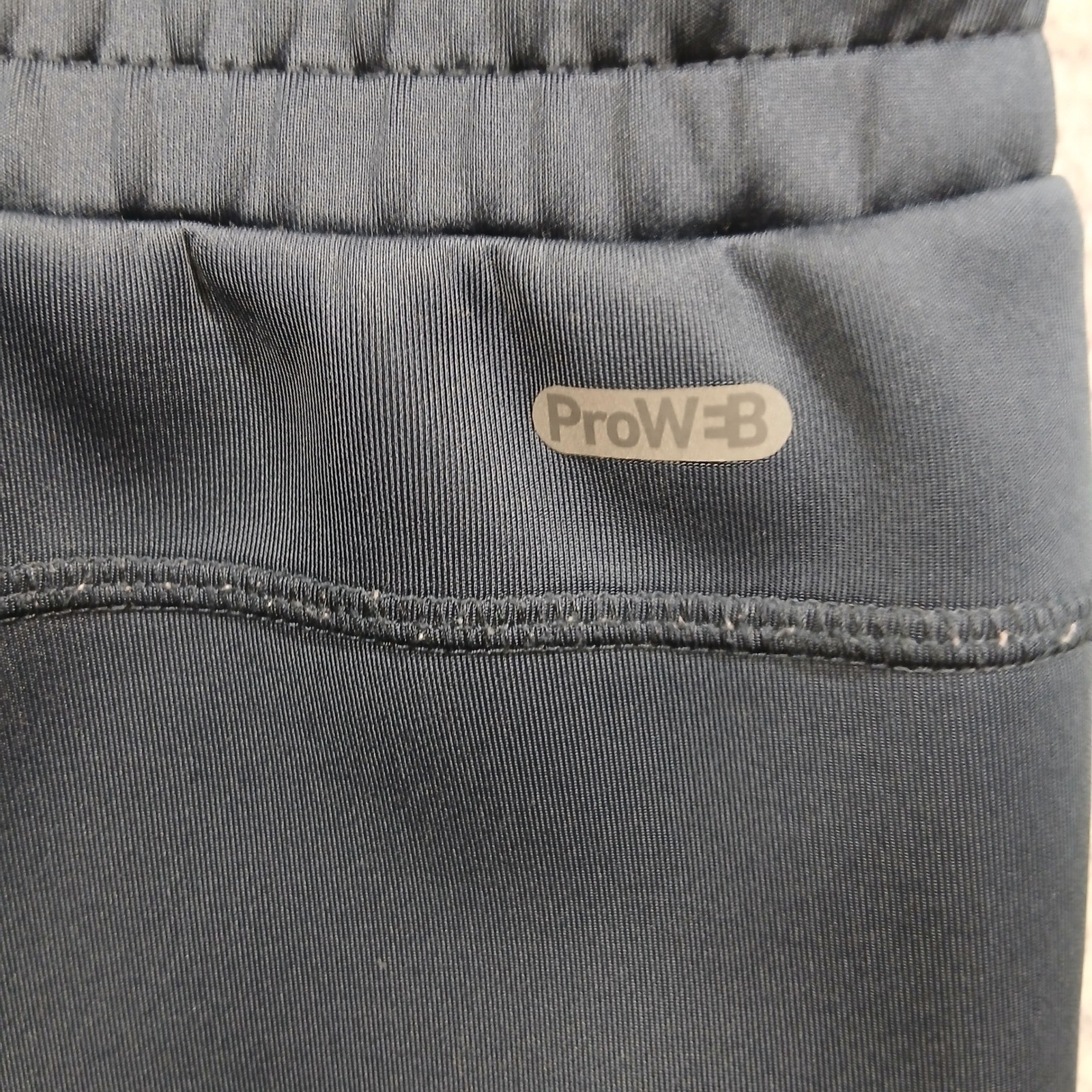 Spyder Active Mens Jogger Pants Medium Navy Blue Fleece Lined Zip Pockets EUC