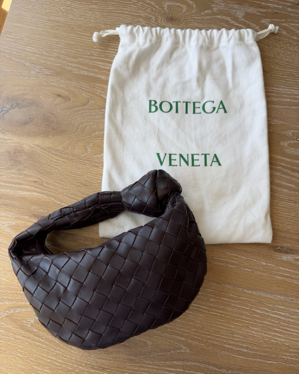 Bottega Veneta Jodie Mini Burgundy (RARE) – Gold Zipper plus Dust Bag