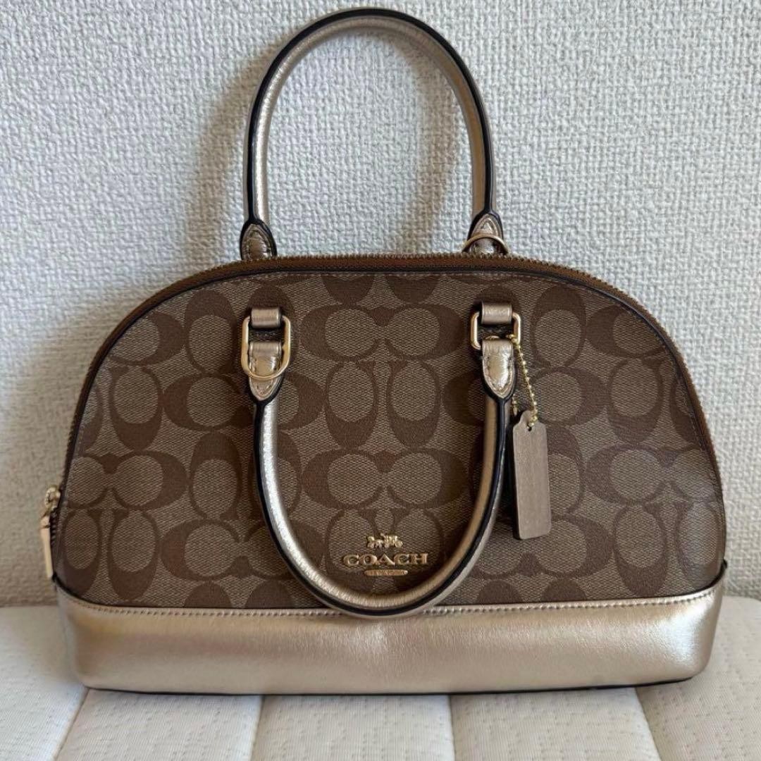 COACH Signature Brown 23a