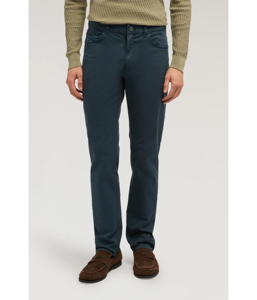 TRUSSARDI Cotton 5-Pocket Pants – Beige, Blue (Set of 2) – Size 32/48-38/54