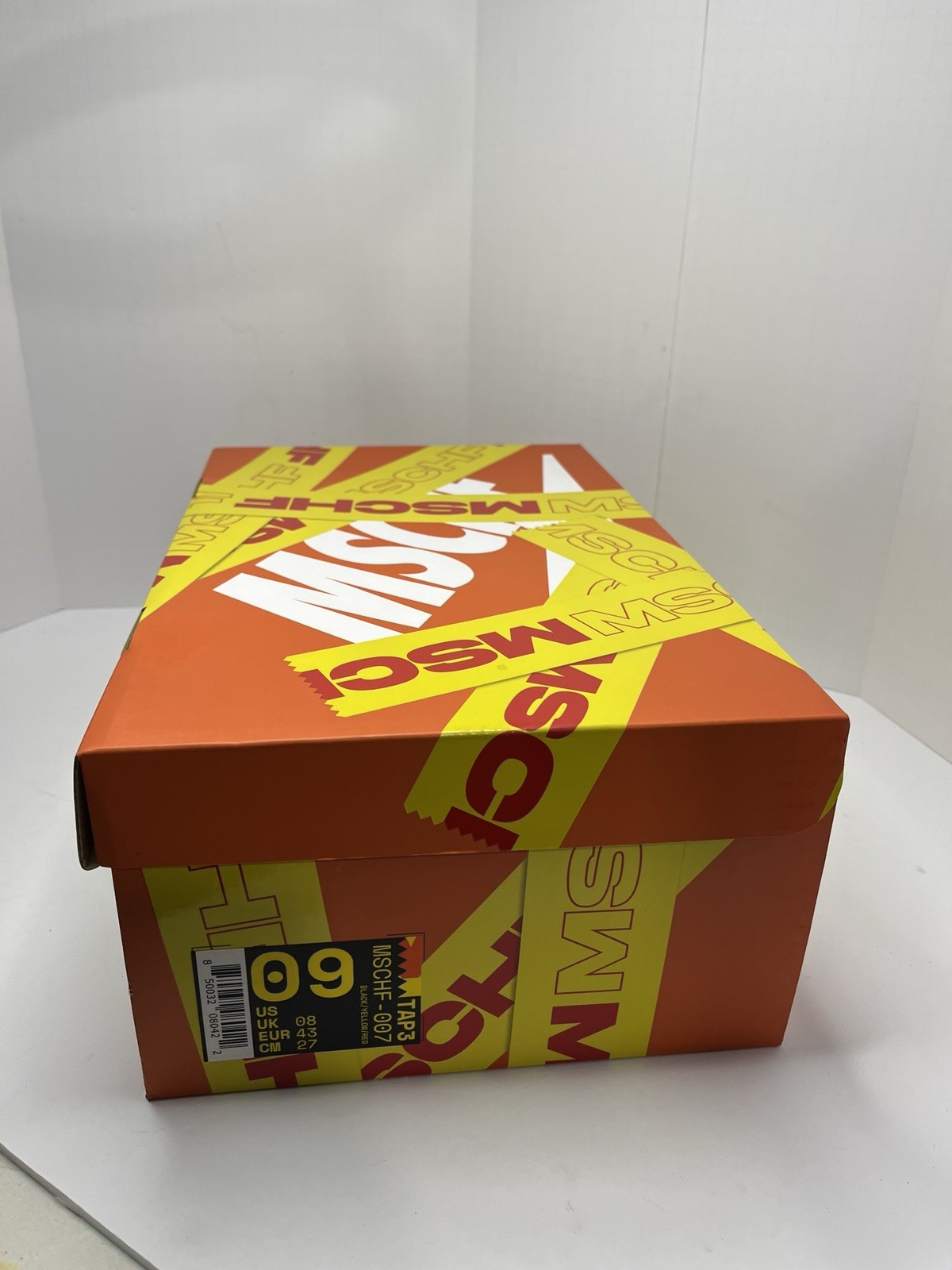 MSCHF TAP3 Sneaker Black/Yellow/Red Leather Men’s 2022 MISSING TAPE