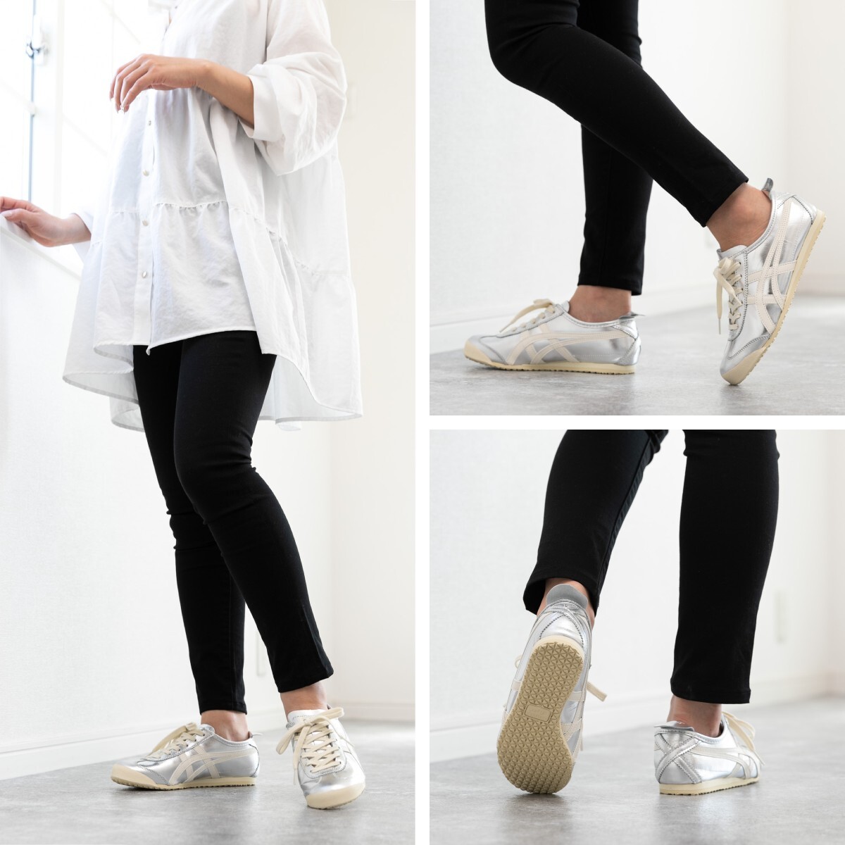 Onitsuka Tiger MEXICO 66 THL7C2 9399 Silver Off white