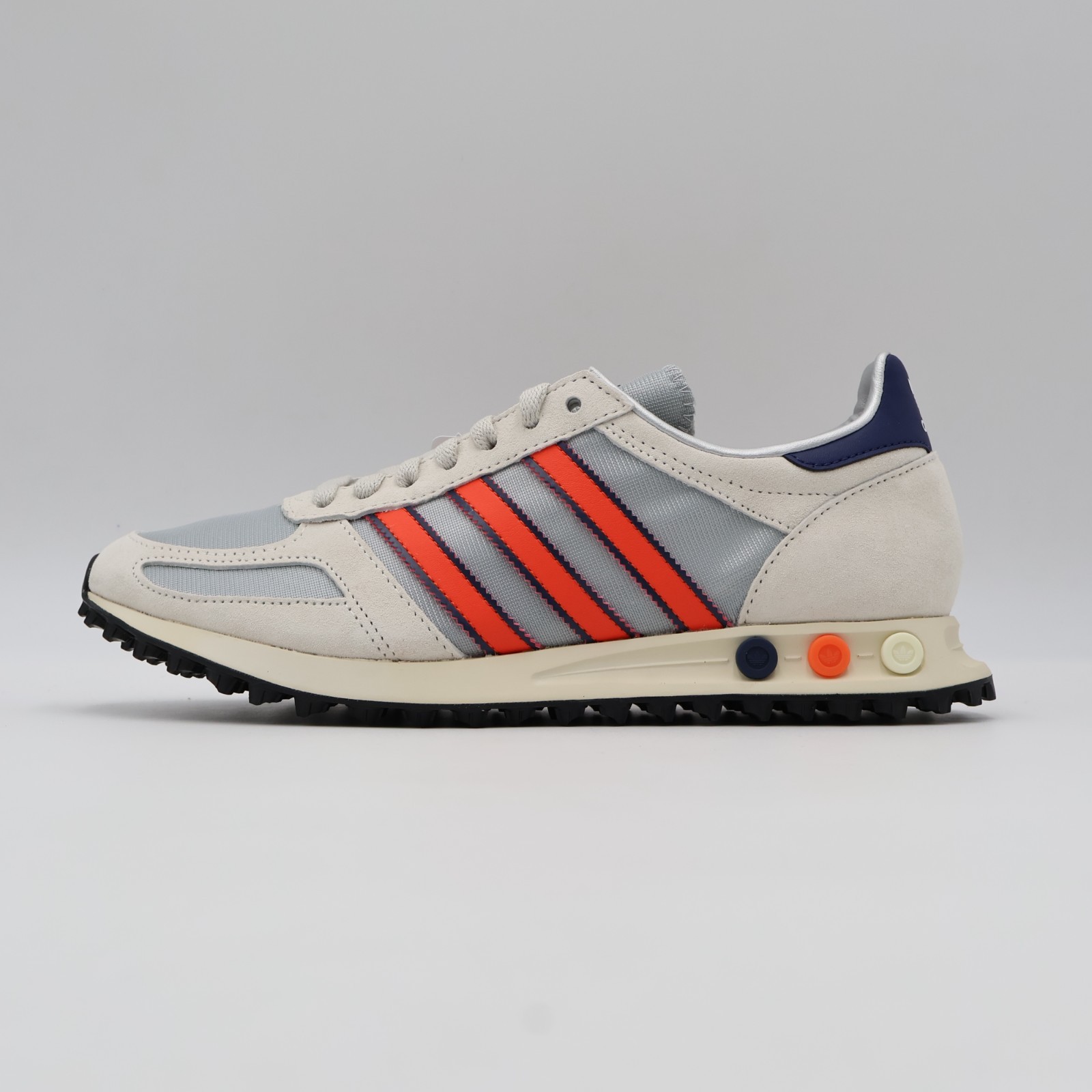 IH1651 adidas LA Trainer OG Silver Metallic Supplier Colour Dark Blue (Men’s)