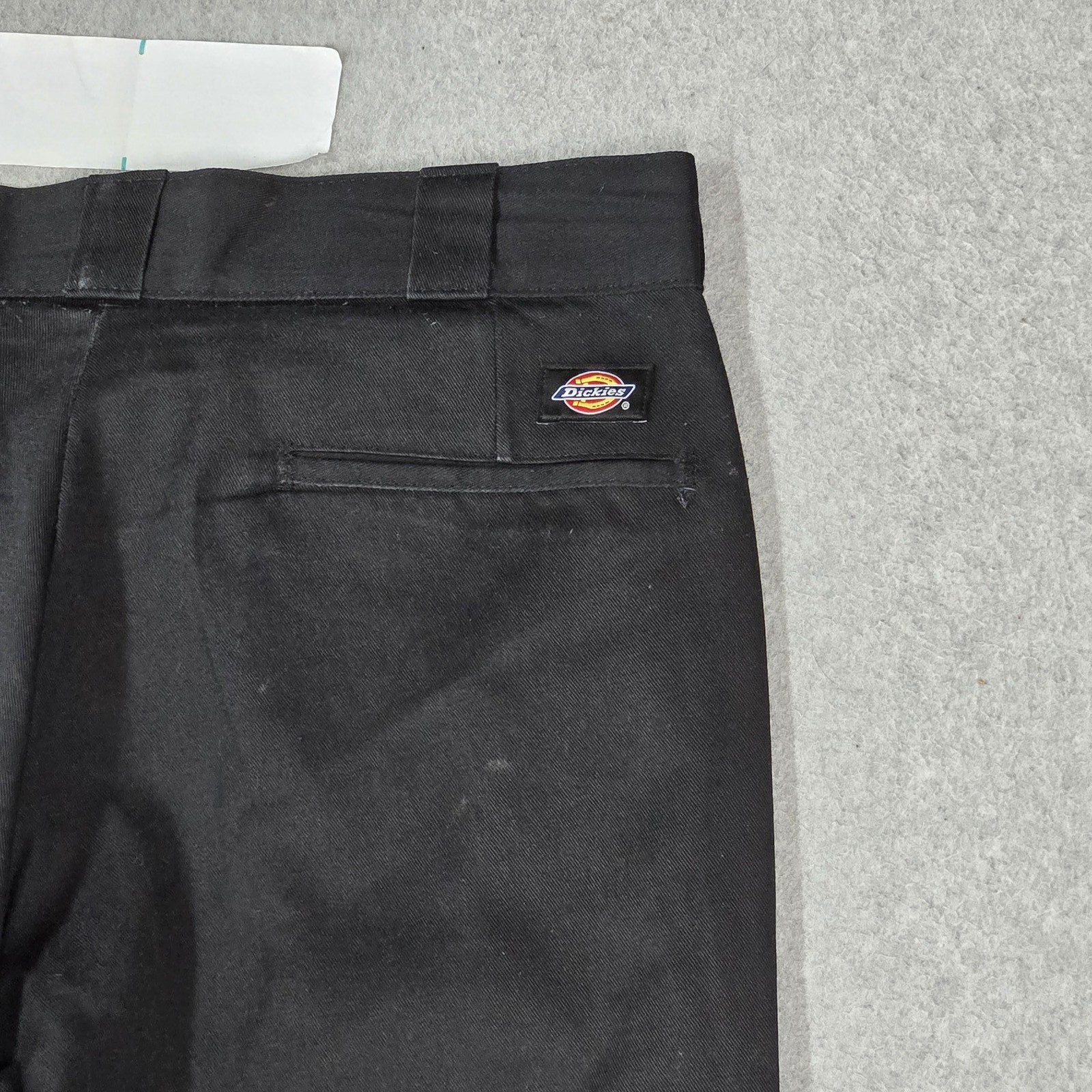 Dickies Men Pants 34X32 Black Khakis Twill 874 Work Pants Logo Original Fit