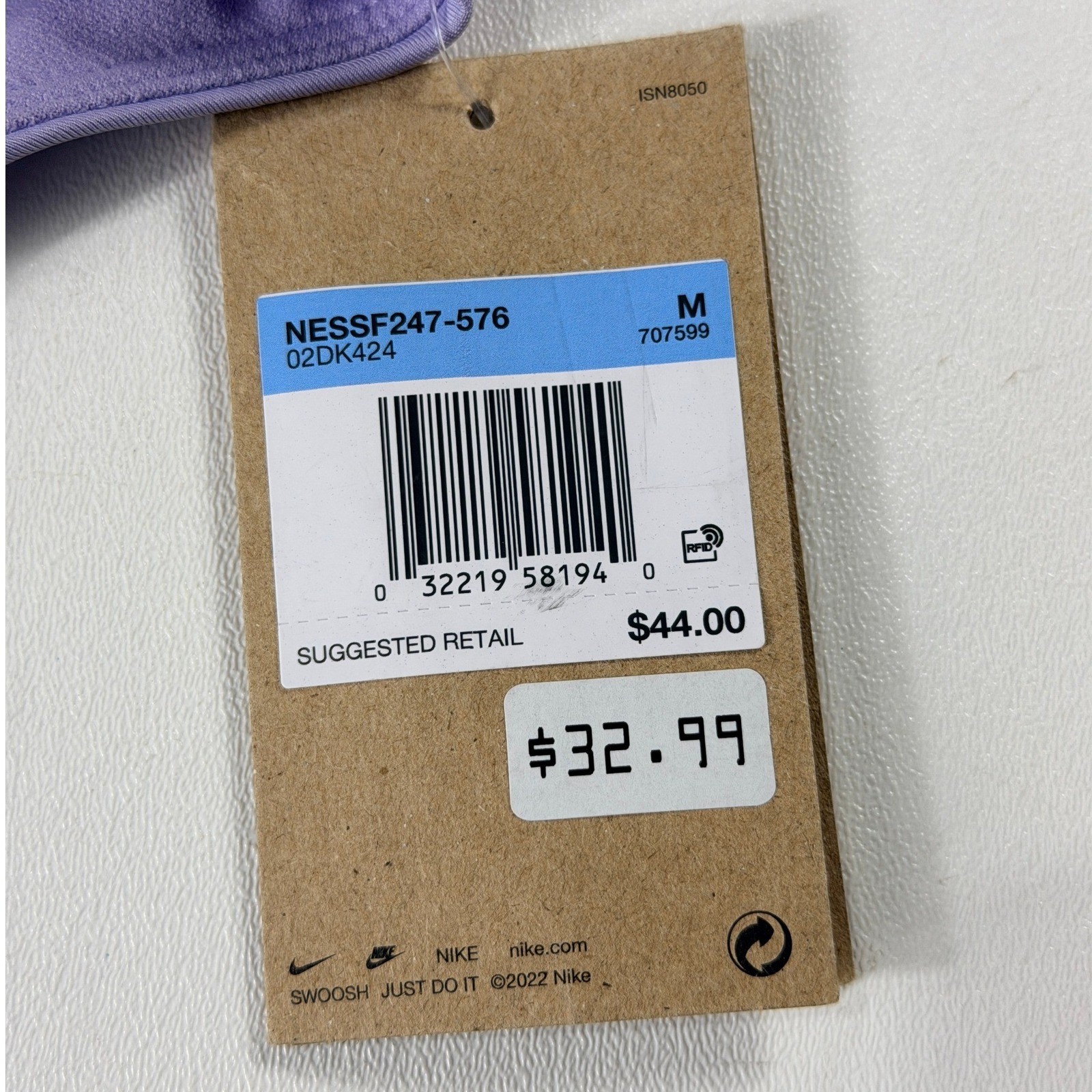 Nike Swim Womens Purple Low Rise Bikini Bottom NESSF247-576 Medium NWT