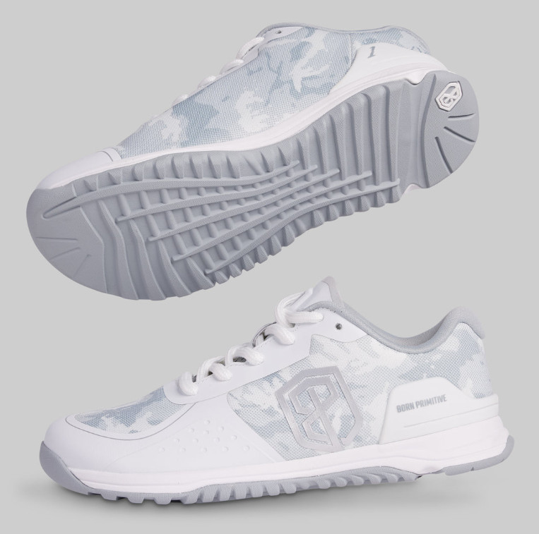 Women’s Born Primitive Savage 1 Training Shoes Grey Camo – Brand New in Box