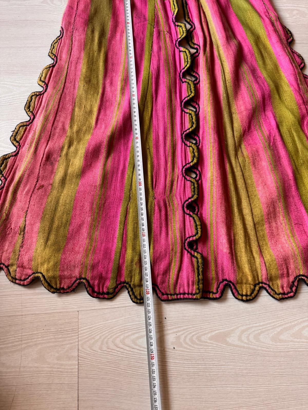 1900s Antique Ottoman Turkish Costume,Anatolian Three Skirts, Antique Kaftan