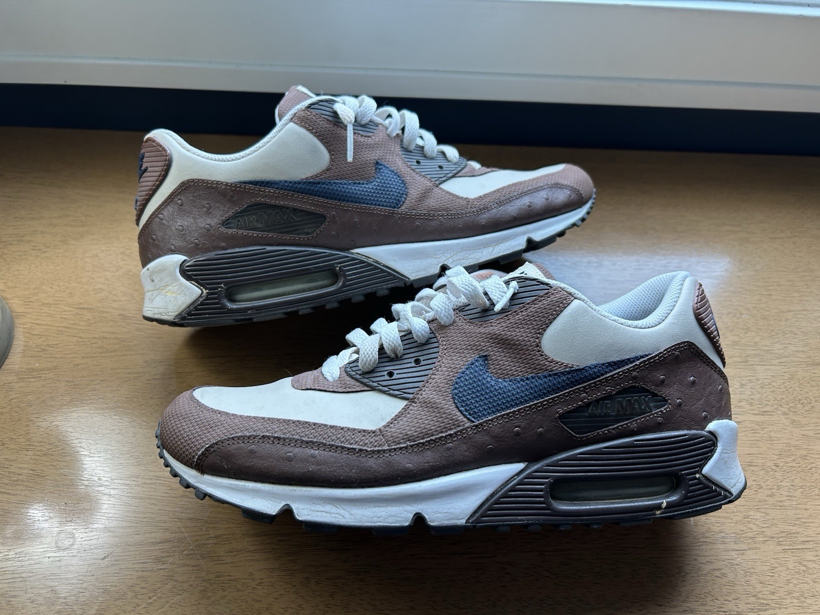 Size 11.5 – Nike Air Max 90 – ‘Rustic Sandrift’ – Leather – 316351-241 – 2007