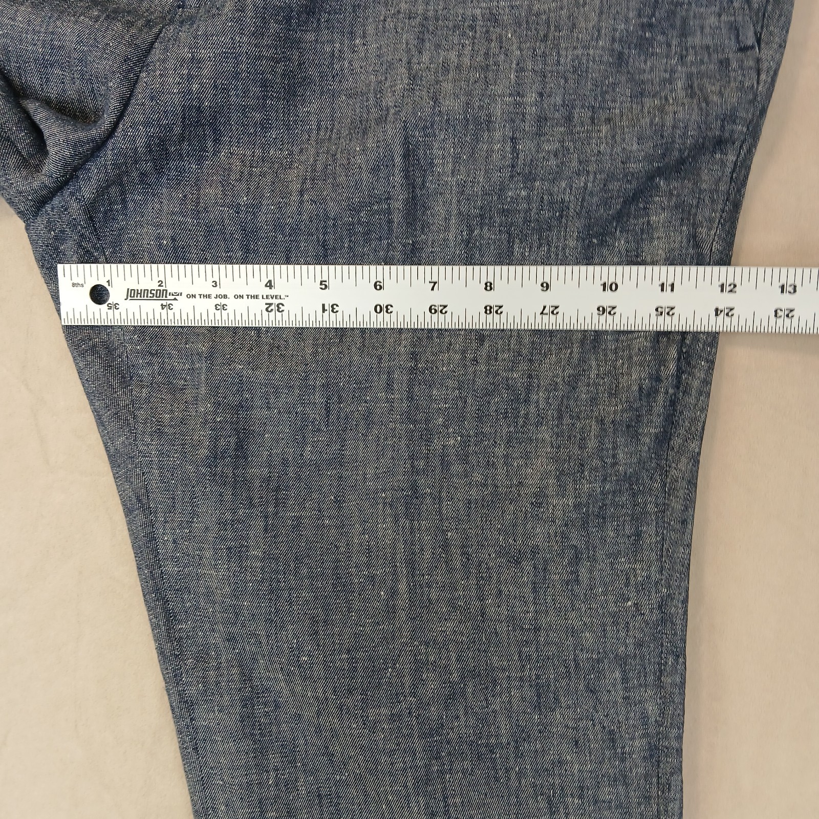 Paisley Gray 40×30 Mens Pants Linen Blend NWT **Actual 38×30 ** Slim Fit
