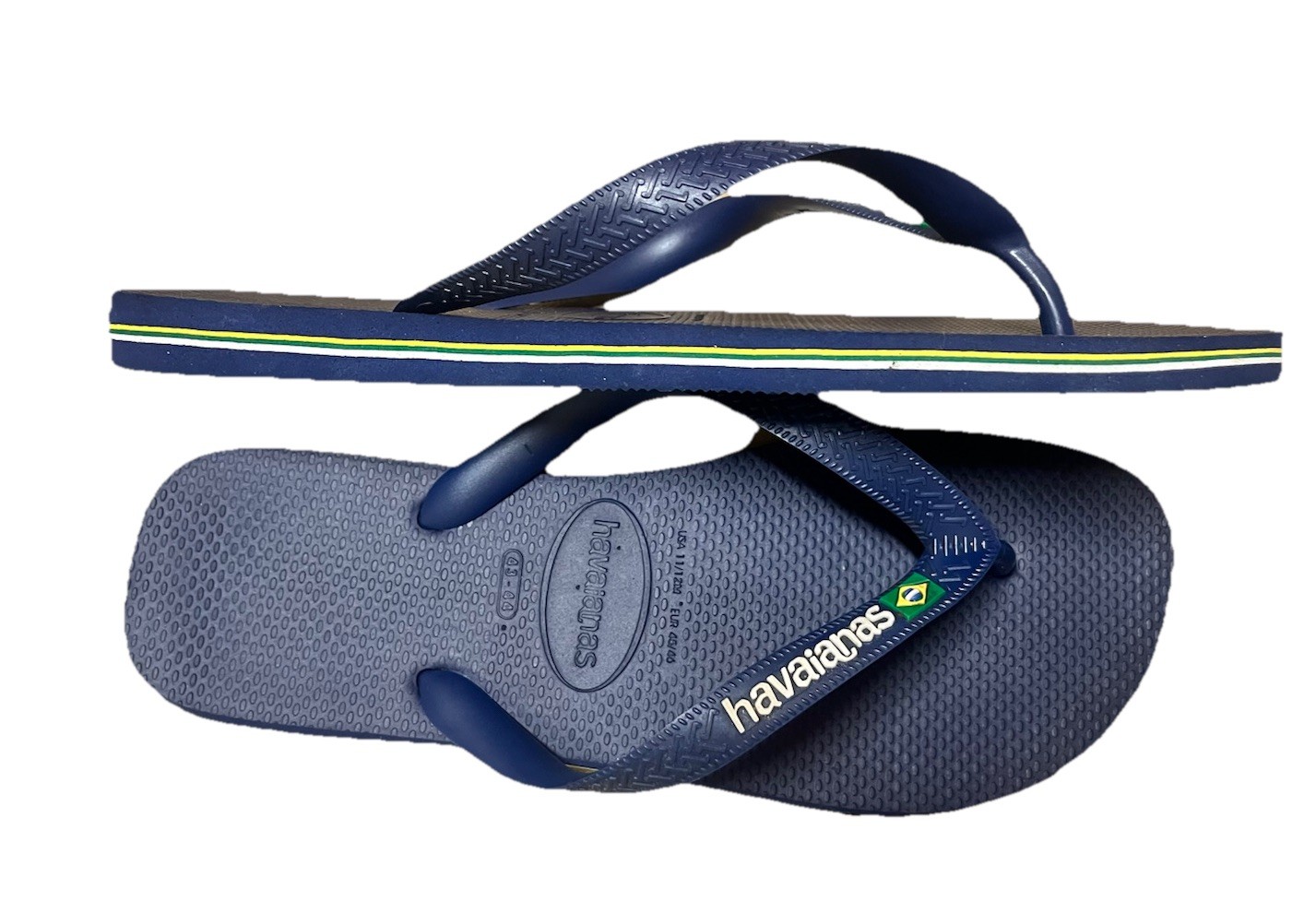 Havaianas Men’s Blue Flip Flop Sandals – US 11/12