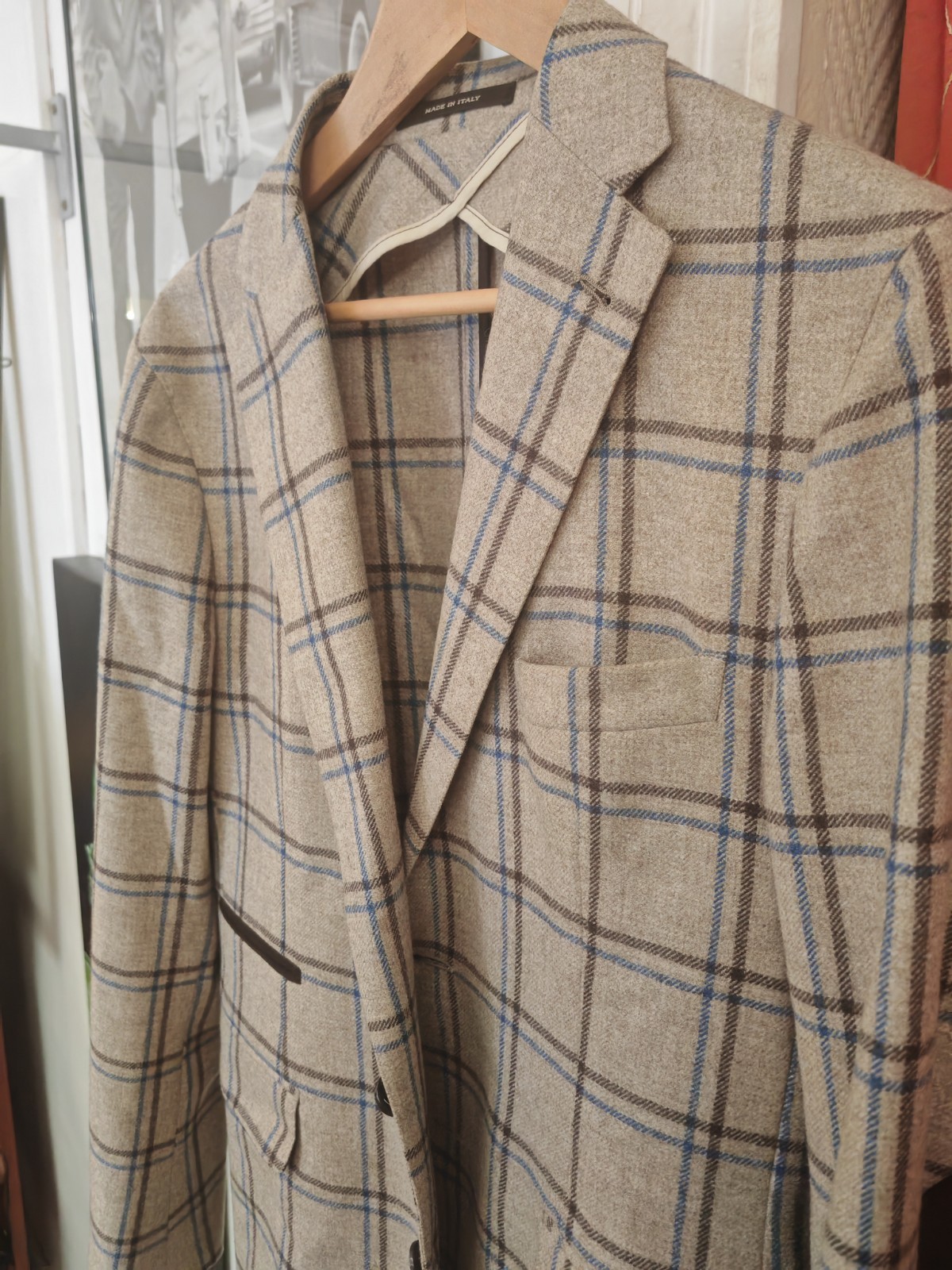 TAGLIATORE 700€ Men’s Blazer Jacket Virgin Wool Size EU52 ( L ) Made in Italy