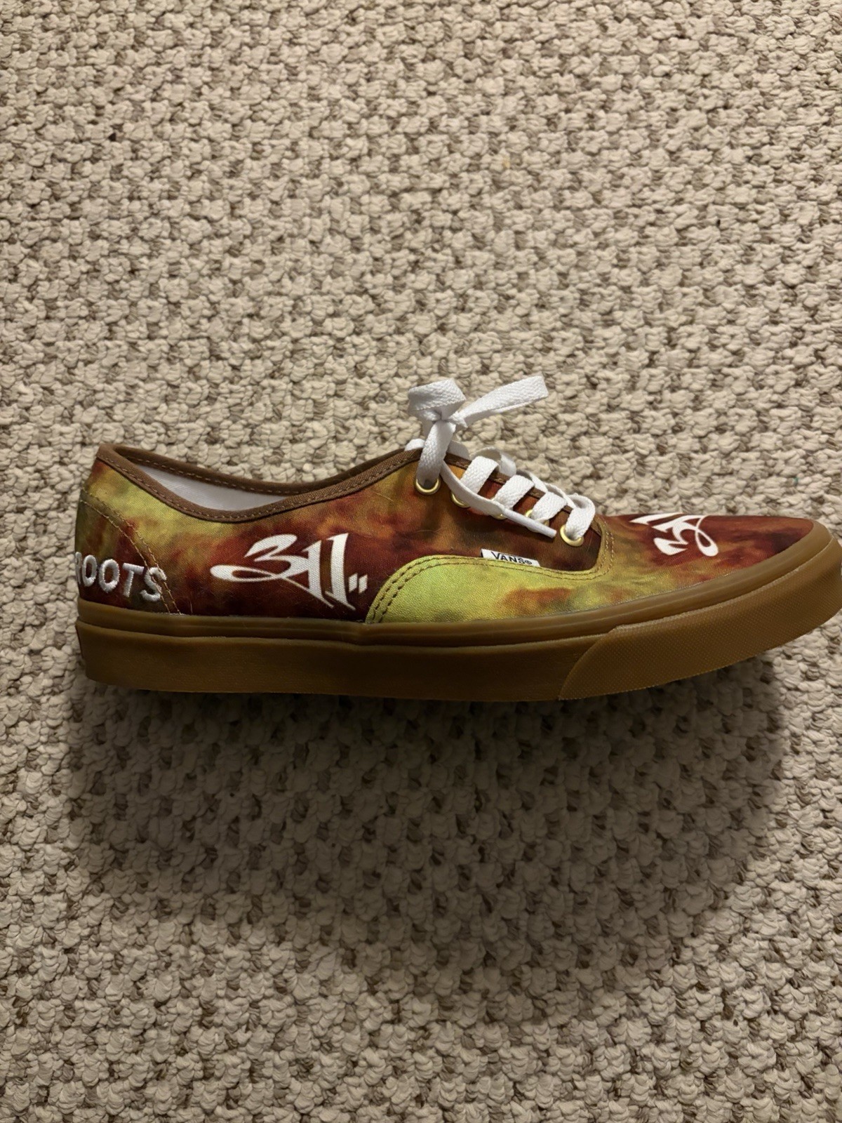 Custom 311 Grassroots Vans Authentic Men’s Size 10.5 Rare Tie Dye Hardly Worn