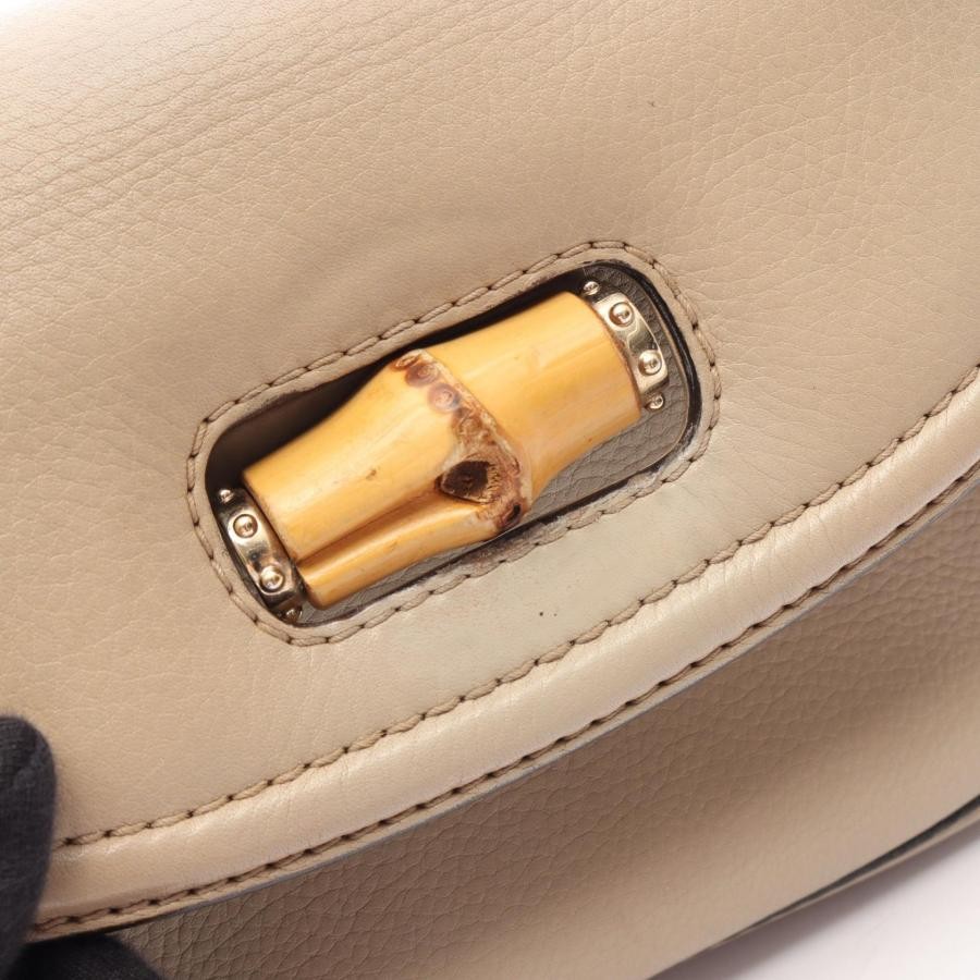 GUCCI Bag: New Bamboo 2WAY 254884 Beige W26.5×H17.5×D9cm w/ strap;