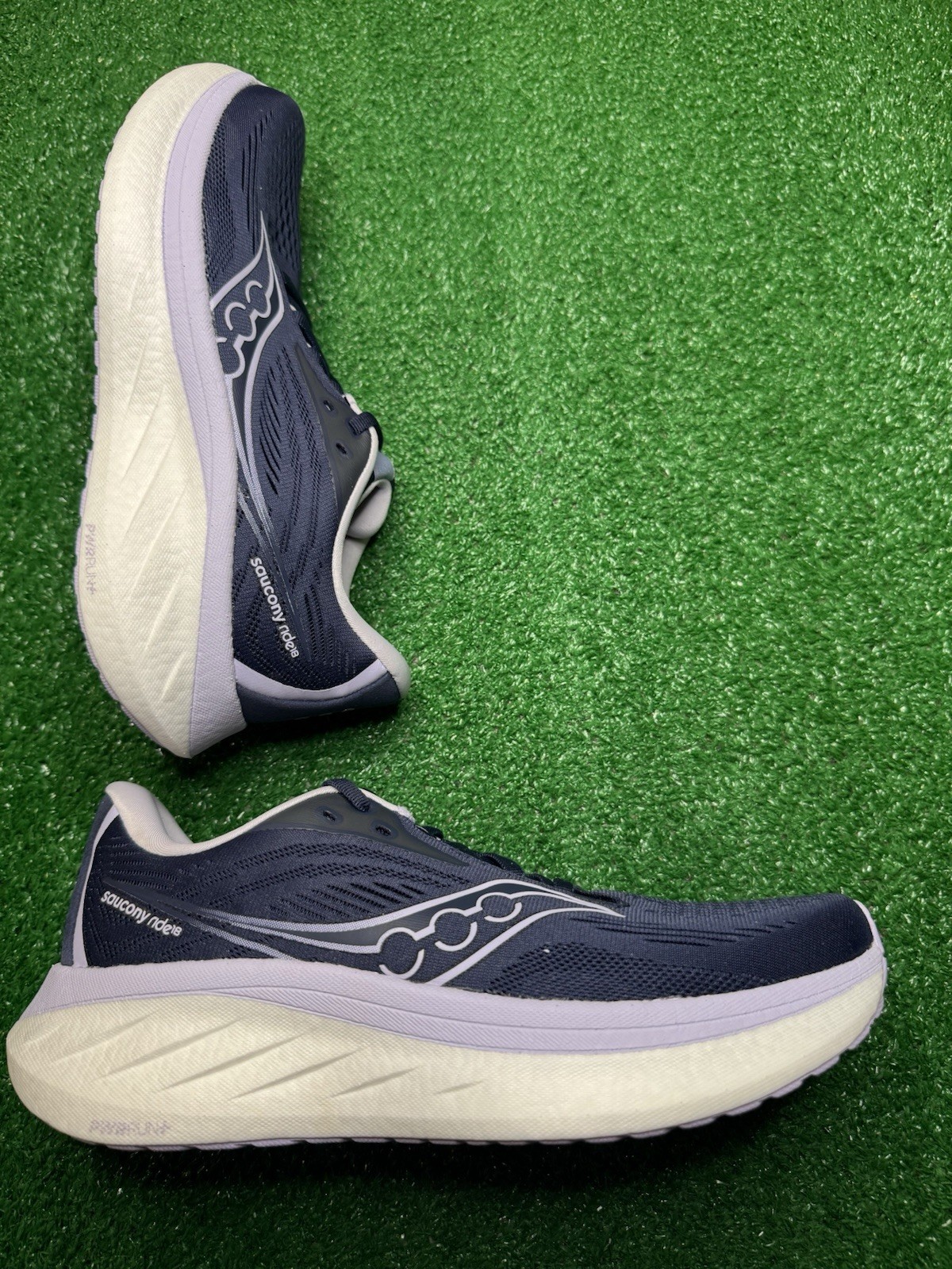 Saucony Ride 18 Women’s size 9 Running Shoes S11000 ‘NAVY | ASTER’