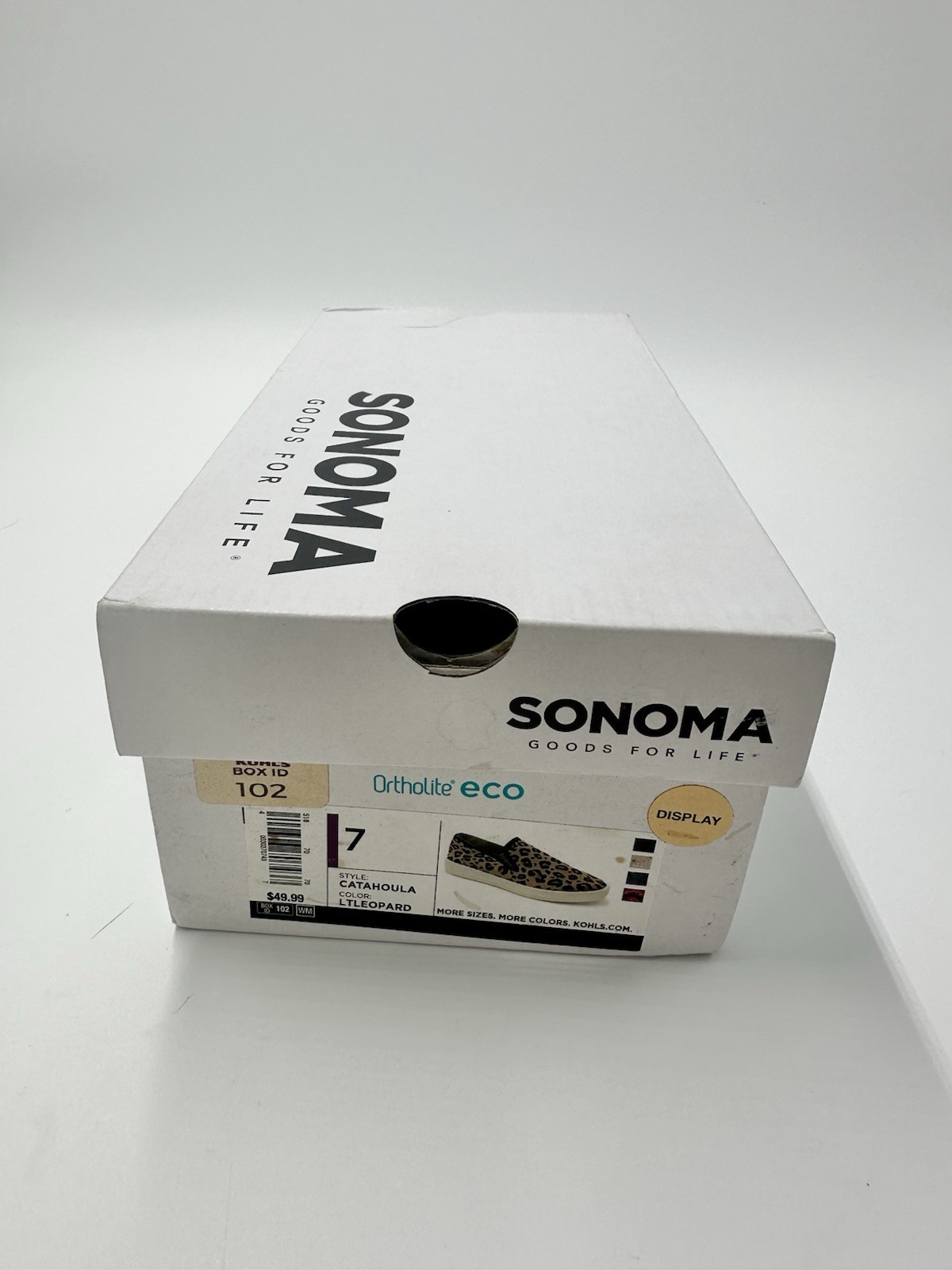 Sonoma Women’s Leopard Print Slip Ons Size 7