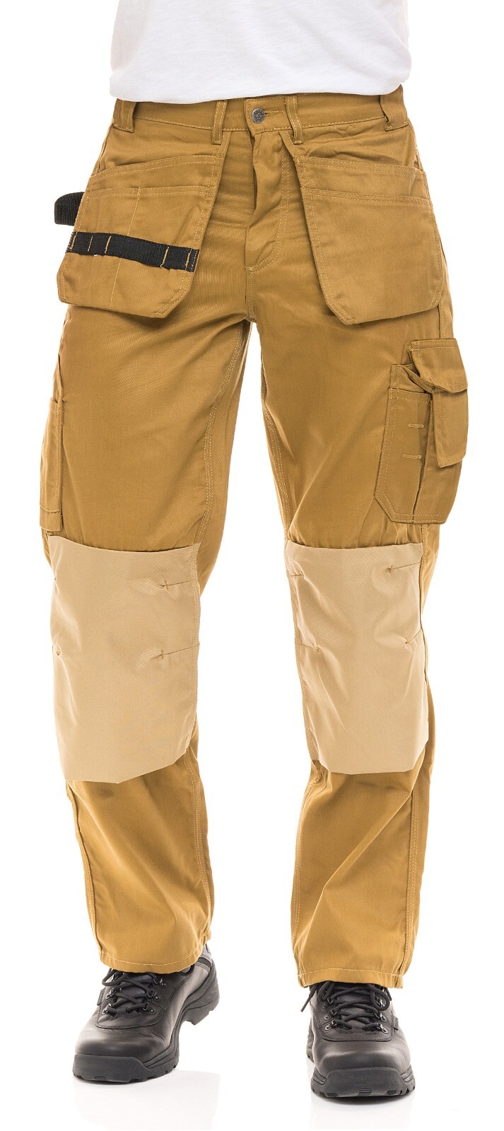 Mens Construction Cordura Knee Reinforcement Pant Utility Workwear Trouser