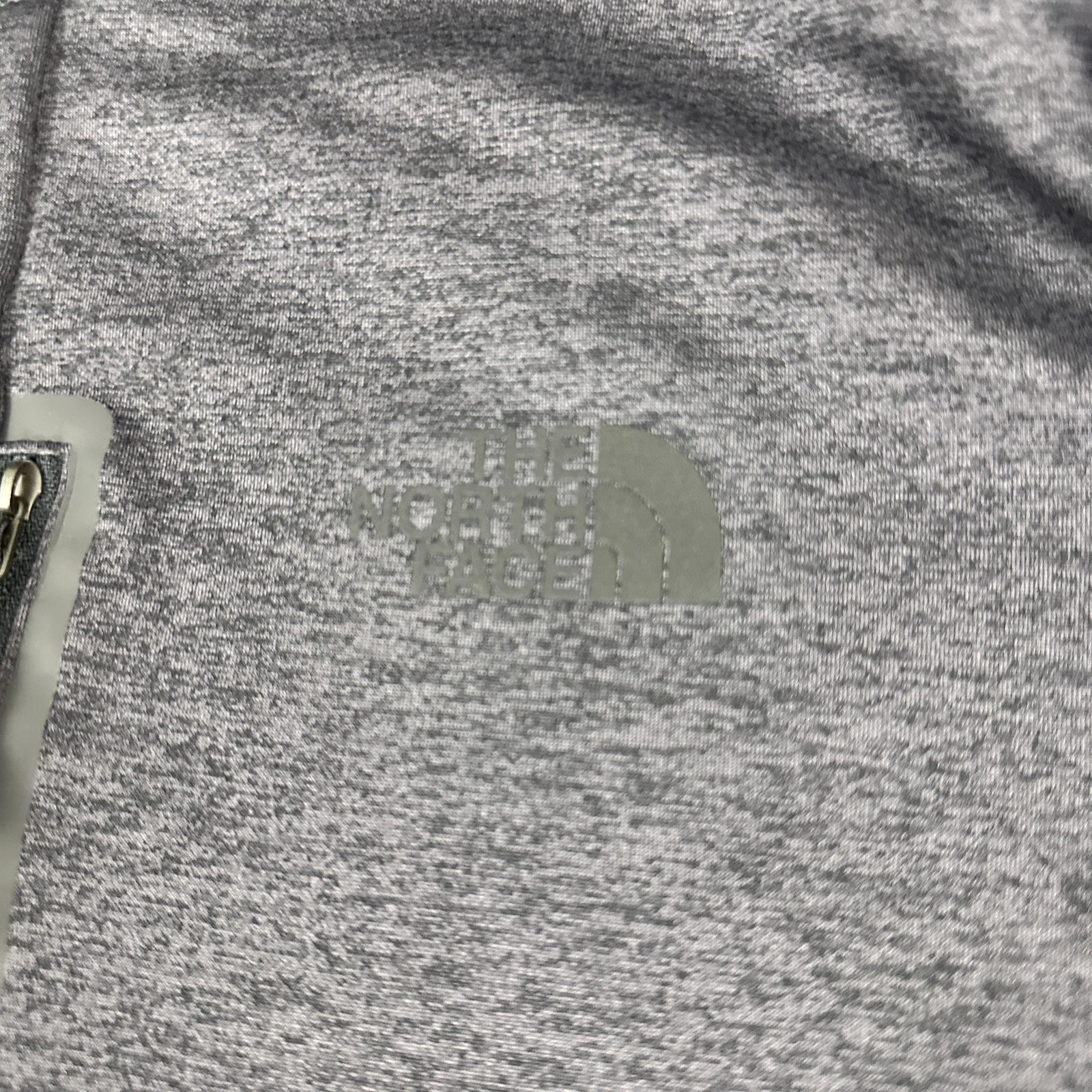 The North Face Sweater Men 2XL Gray 1/4 Zip Pullover Zip Pocket Outdoor XXL