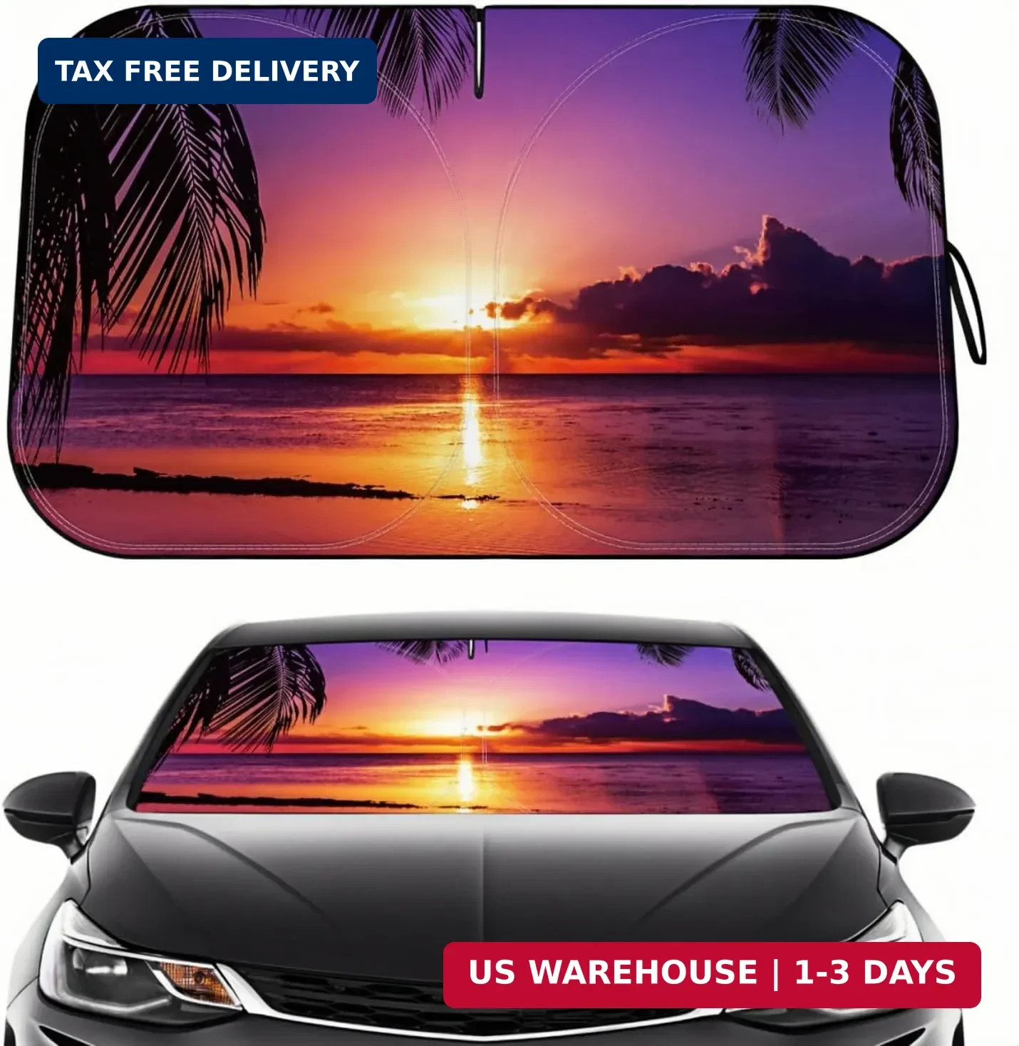 Car Windshield Sun Shade – Reflector Sunshade Offers Ultimate Protection for Car