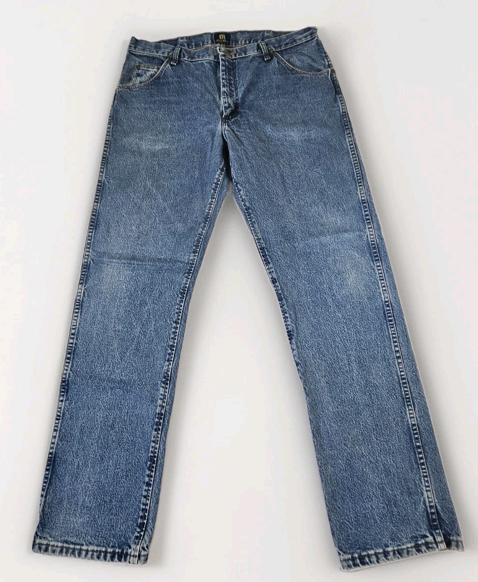 Wrangler Jeans Mens 36×33 Blue Excellent 47MWZ Premium Performance Cowboy Cut