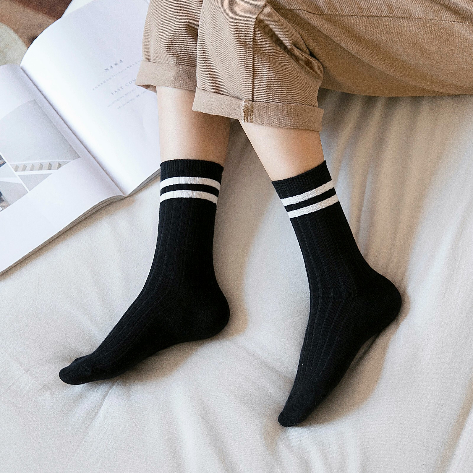 Pairs Mens Womens Ankle/Quarter Crew Socks Sport Casual Cotton Comfort Socks US