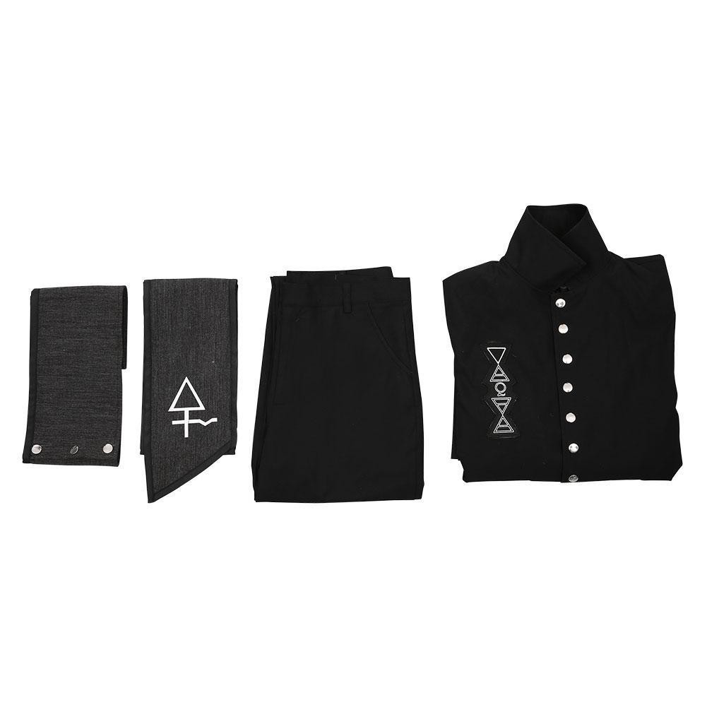 Ghost B.C. Nameless Ghoul Cosplay Costume Unisex Swedish Band Ghost Long Jacket