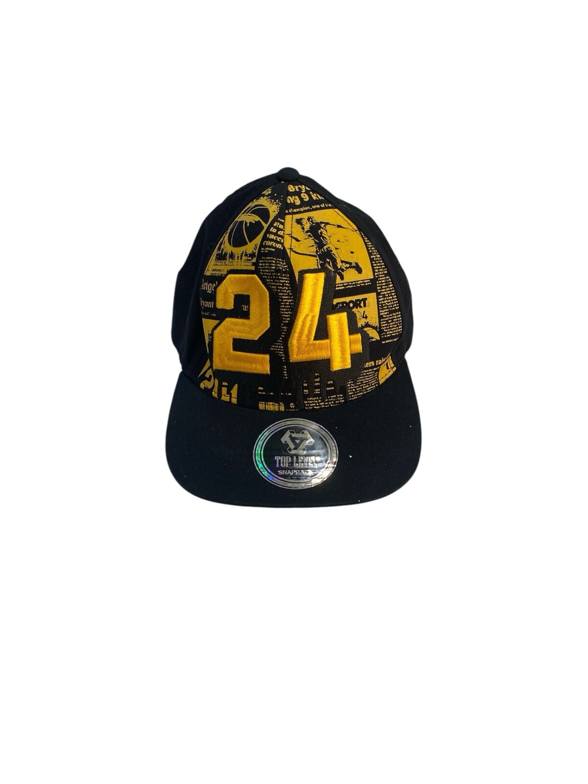 Preowned Top Level Number 24 Kobe SnapBack Hat H2