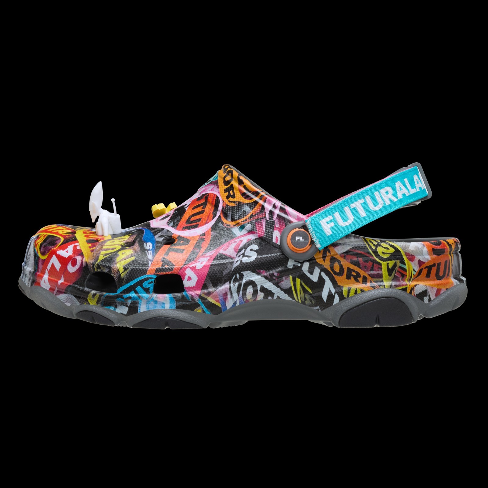 Futura Laboratories X Crocs All Terrain Clog Multi Color Size 12 Complete New
